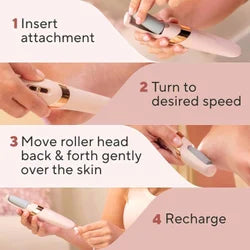 Pedi Roller With USB, Pedi Spin, Foot
Massager, Foot Cleaner