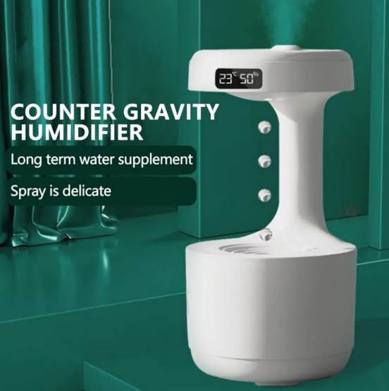 Anti gravity humidifier