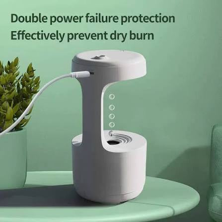 Anti gravity humidifier