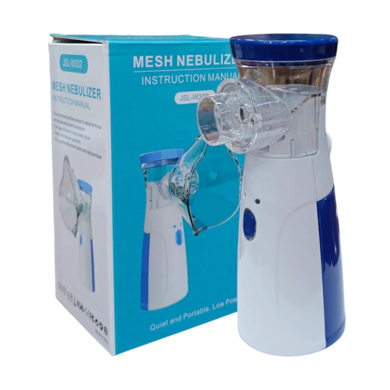 Portable Nebulizer for Adults and Kids Travel and Household Use, Handheld Mesh Nebulizer for Breathing Problems, Personal Inhalers for Cold and Cough - Quick Relief, Wireless Vaporizer Machine With Respiratory Mask